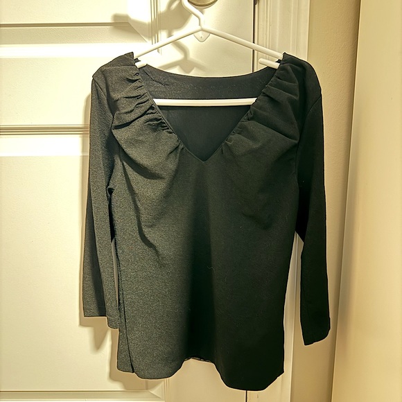 Black VNeck Shirt - Picture 1 of 1